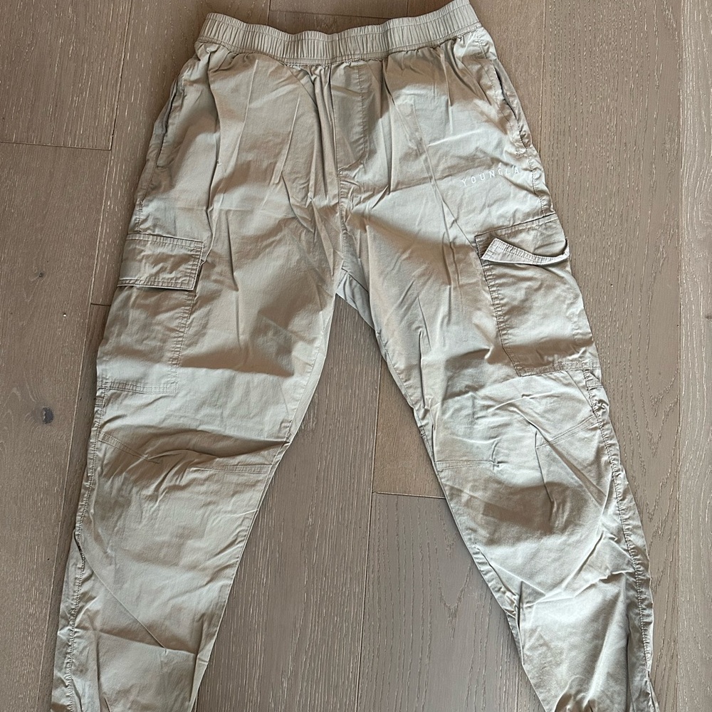 Young LA Men's Tan Cargo Pants